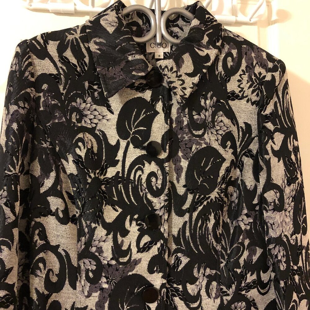 Long Three Toned Tapestry Jacket